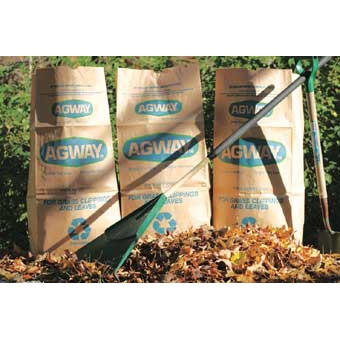 Agway Brown Paper Lawn & Leaf Bags, 5 pack