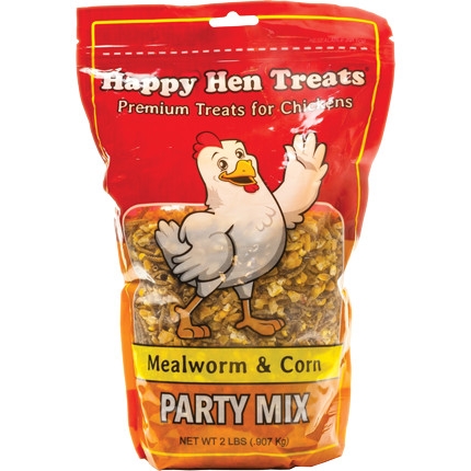 Happy Hen Mealworm & Corn Party Mix Treat, 2 lbs.