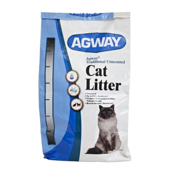 Agway Traditional Unscented Cat Litter, 40 lbs.