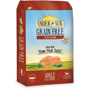 Under The Sun Grain Free Salmon Adult Cat Food, 5 lbs.