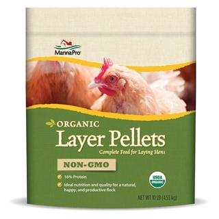 Manna Pro Organic 16% Non-GMO Layer Pellets, 10 lb