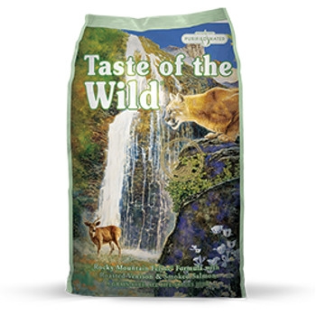 Taste of the Wild Rocky Mountain Feline® Formula with Roasted Venison & Smoked Salmon, 5 lbs.