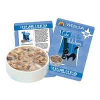 Cats in the Kitchen: 1 if by Land, 2 if by Sea Grain Free Cat Food, 3 oz.