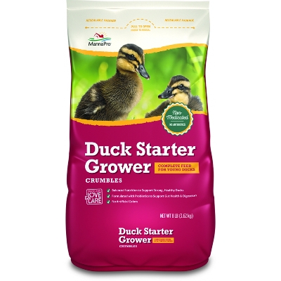 Manna Pro® Duck Starter / Grower Crumbles, 8 lbs.