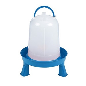 Poultry Waterer with Legs 3 quart Blue / White 