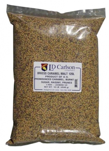 BRIESS 2-ROW CARAMEL MALT 120L 10 LB