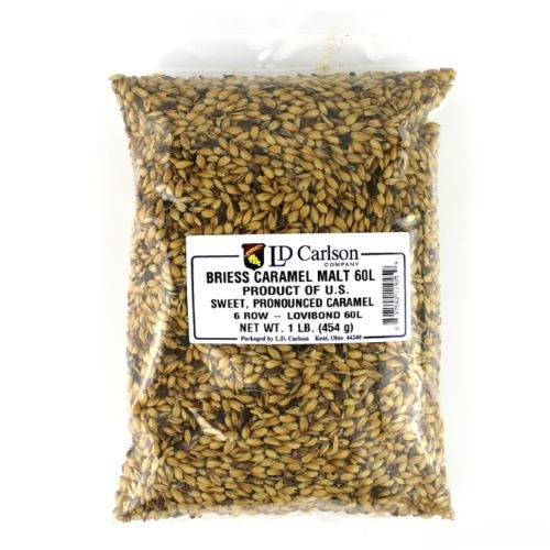 BRIESS 2-ROW CARAMEL 60L MALT 1 LB