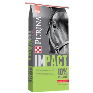 Purina® Impact® 10% Pelleted Horse Feed