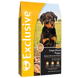 Exclusive® Chicken & Rice Large Breed Puppy Formula
