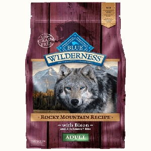 Blue Buffalo Wilderness Rocky Mountain Recipe Adult Bison Dog 22#