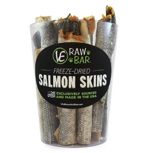 VE RAW BAR™ Freeze-Dried Salmon Skins