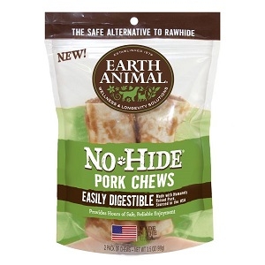 Earth Animal No-Hide Pork 4” Chews 