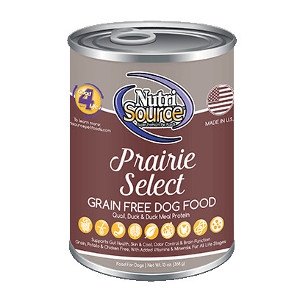 NutriSource® Prairie Select Grain Free Canned Dog Food