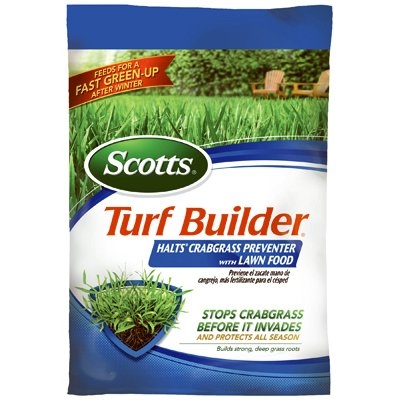 Turf Builder with Halts Crabgrass Preventer with Lawn Fertilizer, 30-0-4