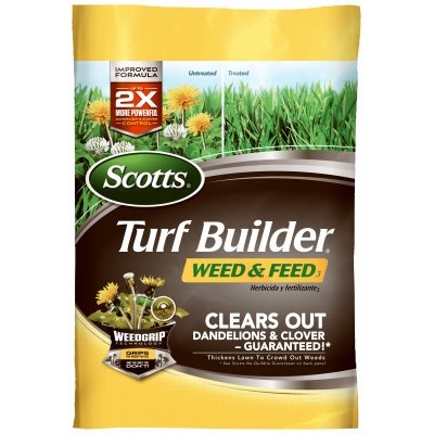 Turf Builder Weed & Feed Fertilizer, Covers 5000 sq. ft.