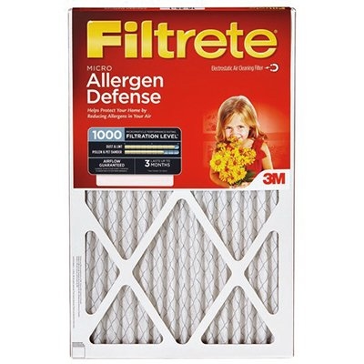 3M Filtrete Micro Allergen Defense Furnace Filter, 16 x 20 x 1