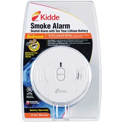 Kidde Smoke Alarm, 10-Year Lithium Battery