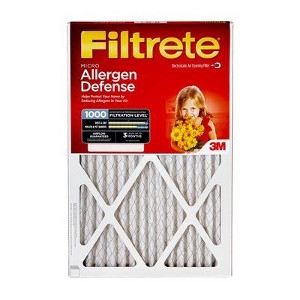 3M Filtrete Micro Allergen Defense Furnace Filter, 20x25x1