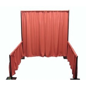 Tall and Short Pipe and Drape Backdrop Linens