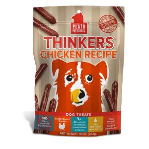 Plato Pet Treats Chicken Thinkers