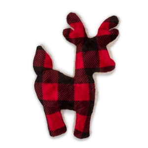 West Paw Ruff-N-Tuff Reindeer Dog Toy