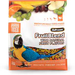 ZuPreem Large Parrot FruitBlend®