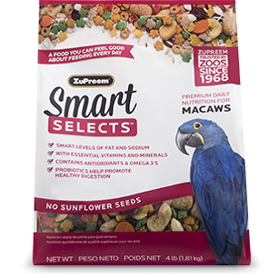 ZuPreem Smart Selects® Macaw