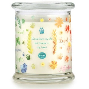 One Fur All Furever Loved Memorial Candle