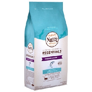 Nutro wholesome Essentals™ Indoor Senior Cat Food White Fish & Whole Brown Rice Recipe 3lb