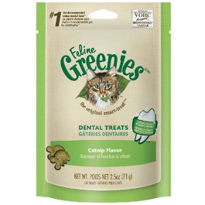Feline Greenies™ Dental Treats Catnip Flavor 11oz Tub