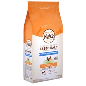 Nutro® Wholesome Essentials™ Chicken & Whole Brown Rice Weight Management Recipe for Adult Cats 3lb