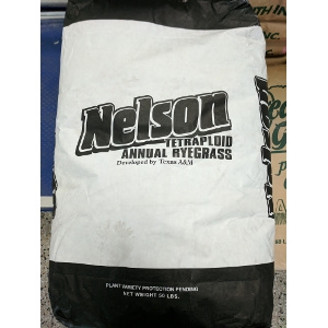 Nelson Tetraploid Annual Rye Grass 50 lb. Bag