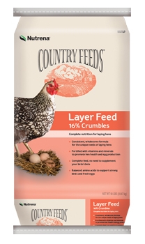 Nutrena Country Feeds Layer 16% Crumble