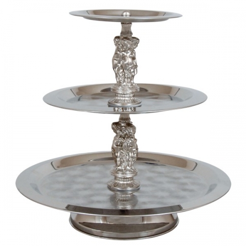3-Tiered Serving Stand (Stainless Steel)