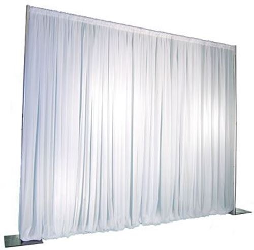8' Pipe & Drape (Colors Available Upon Request)
