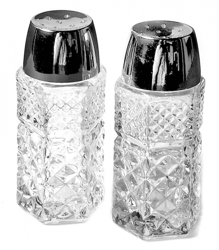 Salt & Pepper Shaker Set (Cut Glass)