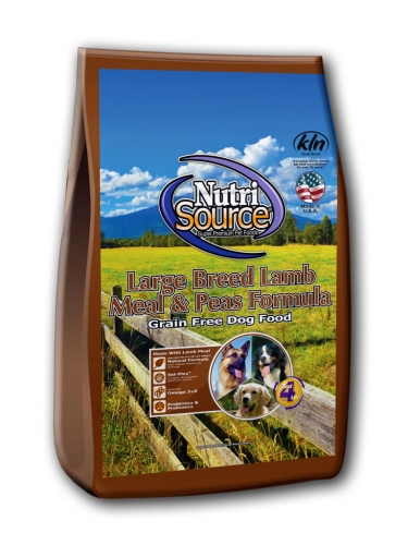 NutriSource® Large Breed Grain Free Lamb Meal & Peas Formula Dry Dog Food