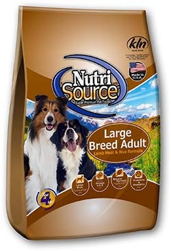 NutriSource®  Large Breed Adult Lamb Meal & Rice Formula