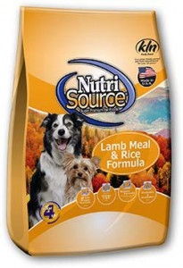 NutriSource®  Lamb Meal & Rice Formula