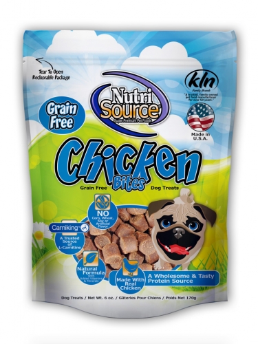 NutriSource® Chicken Bites Grain Free Dog Treats