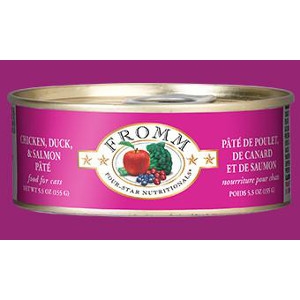 Four-Star Chicken, Duck and Salmon Pate for Cats