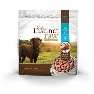 Instinct Raw Frozen Bites Chicken & Tuna for Dogs