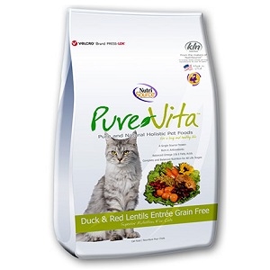 PureVita Grain Free Duck & Red Lentils Dry Cat Food