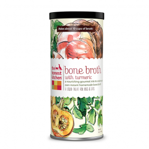 The Honest Kitchen Bone Broth with Turmeric Liquid Treats for Dogs & Cats