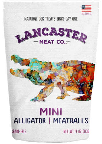 Alligator Lamb Mini-Meatballs Dog Treats by Lancaster Meat Co.