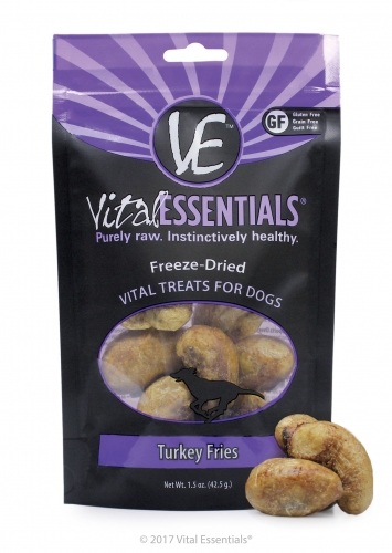 Vital Essentials Turkey Fries Freeze-Dried Dog Treats