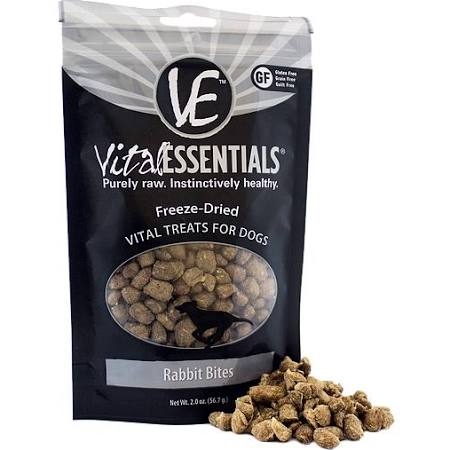 Vital Essentials Rabbit Bites Freeze-Dried Dog Treats