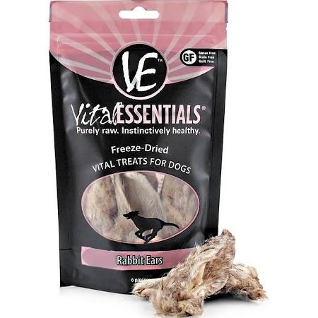 Vital Essentials Rabbit Ears Freeze-Dried Dog Treats