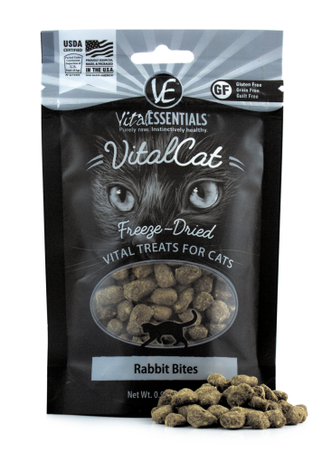 Vital Essentials Rabbit Bites Freeze-Dried Cat Treats