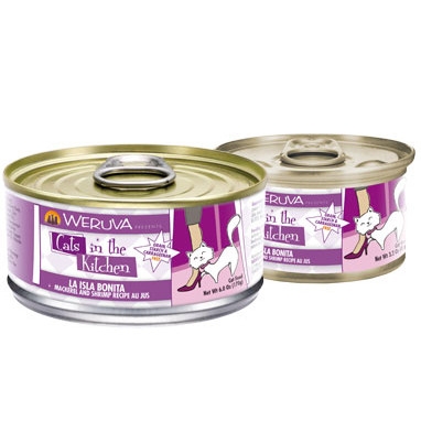 Weruva La Isla Bonita - Mackerel & Shrimp Canned Cat Food, 3.2 oz.